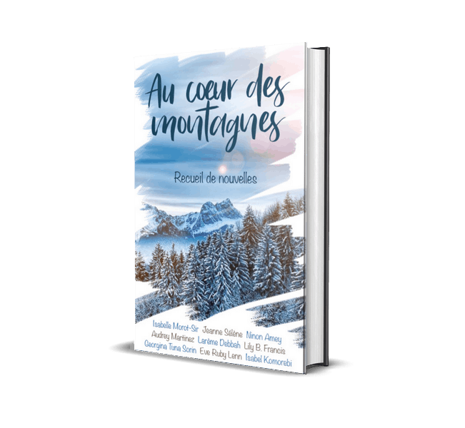 Livre auquel Larème Debbah à participé"Aux cœurs des montagnes" Un recueil de nouvelles gratuits sur Amazon