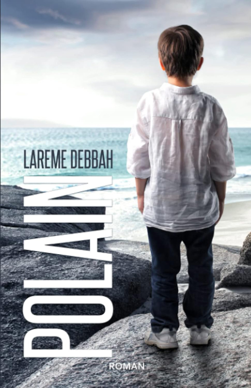 Couverture du roman Polain de Larème Debbah, montrant un enfant face à la mer